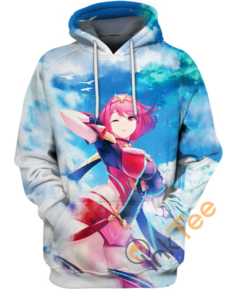 Pyra'S Blazing Adventure Hoodie With All Over Print 3D