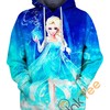 Queen Elsa'S Frozen Adventure All Over Print Hoodie 3D