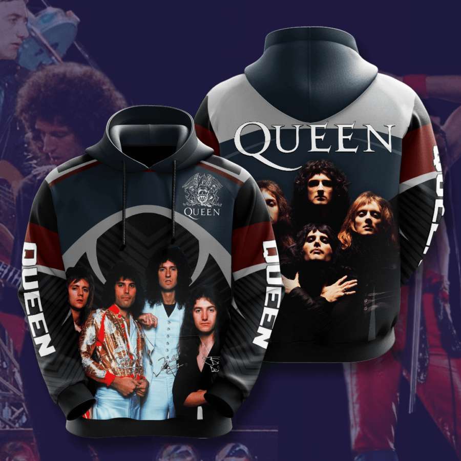 Queen'S Personality In All Over Print Custom Hoodie 3D