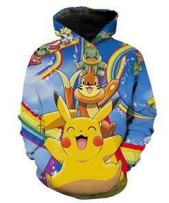 Rainbow Pikachu Custom All Over Print 3D Hoodie - Colorful Style