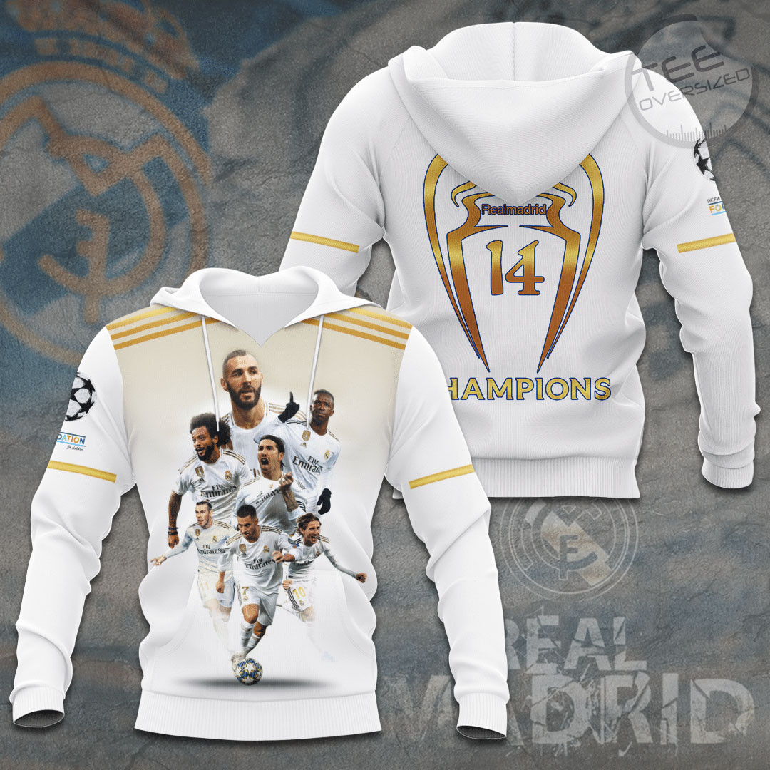 Real Madrid X Karim Benzema In 3D Print Hoodie, Sweatshirt, T-Shirt