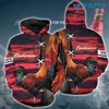 Red Chicken Stitches Budweiser 3D Hoodie - All Over Print Hoodies For Women