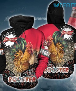Red Hen Budweiser 3D Hoodie - Custom All Over Print Hoodie