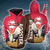 Red Rooster Budweiser 3D Hoodie - Gifts For Father Day