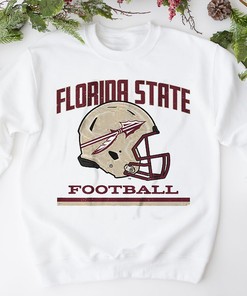 Relive the glory days with this Vintage Football Helmet - Florida State Edition