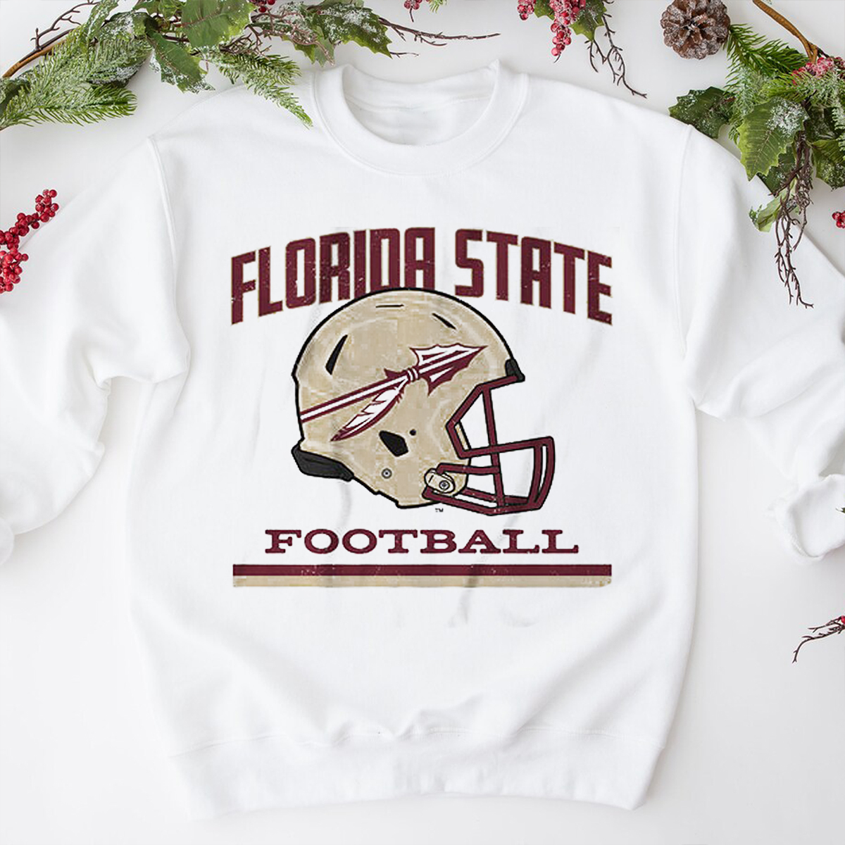 Relive the glory days with this Vintage Football Helmet - Florida State Edition
