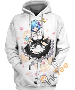 Rem'S Beach Adventure In All Over Print Hoodie 3D