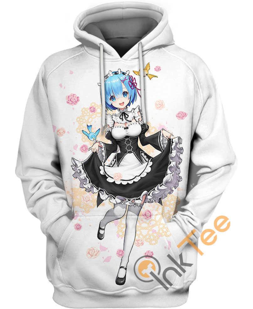 Rem'S Beach Adventure In All Over Print Hoodie 3D