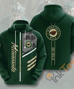 Represent Your Favorite Team With Sports Hockey Nhl 3D All Over Print Usa Hoodie Of Minnesota Wild