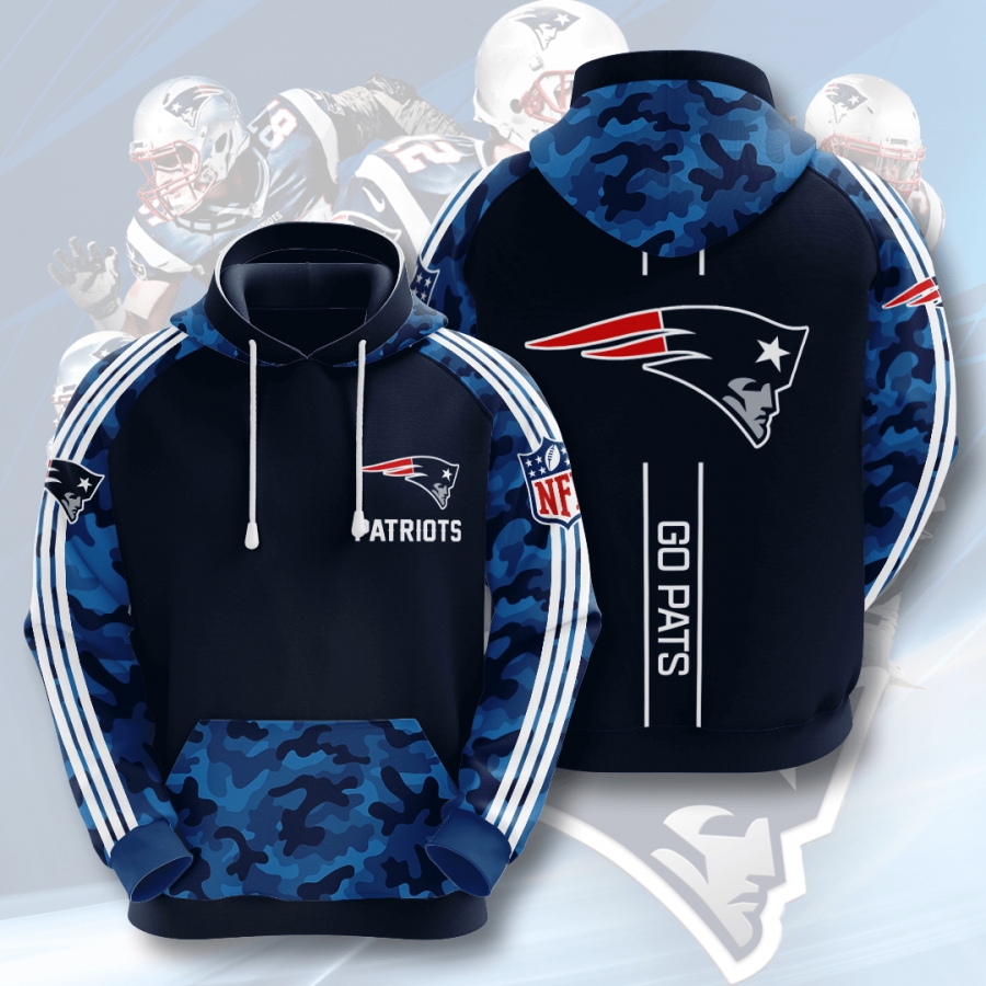 Represent Your Team With Style With Nfl New England Patriots 3D All Over Print Zip Up Hoodie Option.