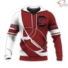 Represent Your Team With The South Carolina Gamecocks Red And White 3D All Over Print Hoodie