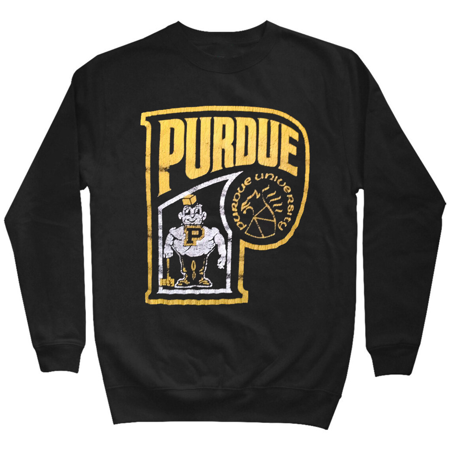 Retro 80s Style Purdue University Boilermakers Tee - Perfect for Fans and Alumni