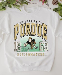 Retro 90s Style Purdue Mascot Tee - Perfect for Boilermakers Fans
