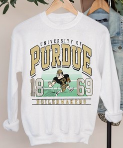 Retro 90s Style Purdue Mascot Tee - Perfect for Boilermakers Fans