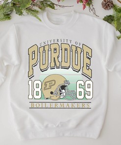 Retro 90s Style Purdue University Sweatshirt - Essential for Fans and Alumni