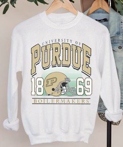 Retro 90s Style Purdue University Sweatshirt - Essential for Fans and Alumni