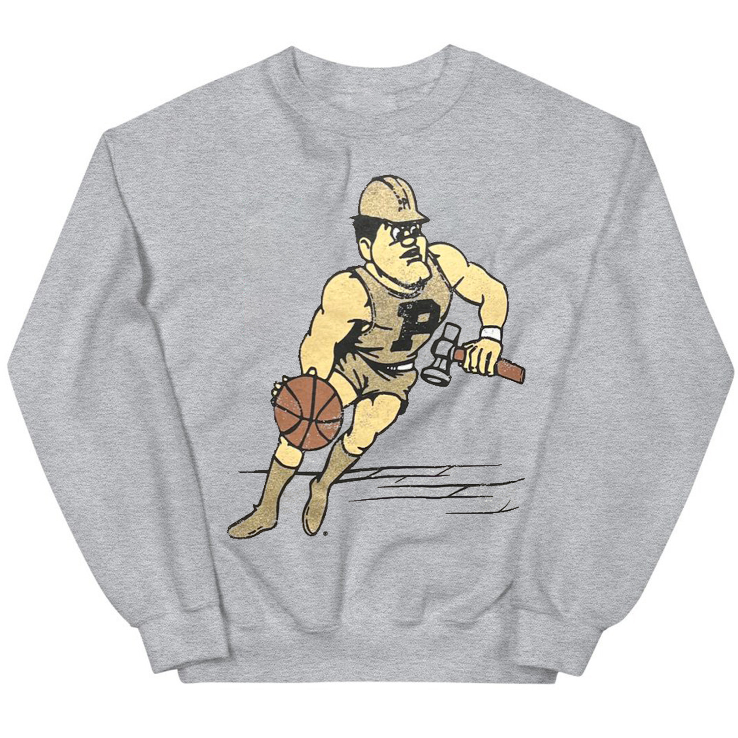 Retro Basketball Purdue Pete Tee - Ideal for Boilermakers Everywhere