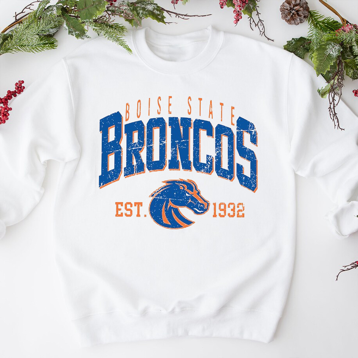 Retro Boise State Footbal Shirt - Jeudy Shirt, Boise State Sweatshirt