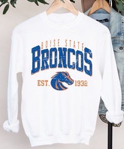 Retro Boise State Footbal Shirt - Jeudy Shirt, Boise State Sweatshirt