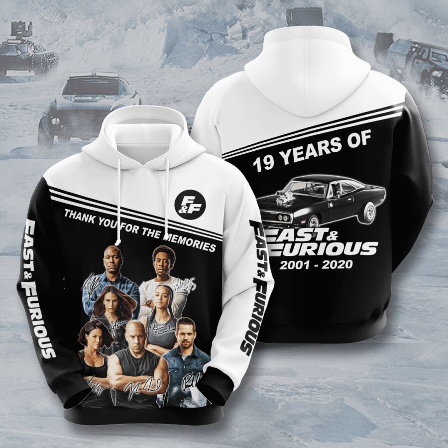 Rev Your Engines With Fast And Furious Custom Hoodie 3D