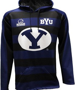 Rhino Rugby Byu Cougars Rugby Hoodie, Medium - Limited Edition