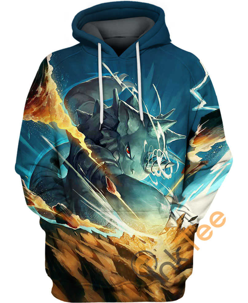 Rhydon Men'S 3D Hoodies - Graphic 3D Hoodies With Zippers