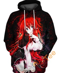 Rias Gremory All Over Print 3D Hoodie - Custom All Over Print Hoodie