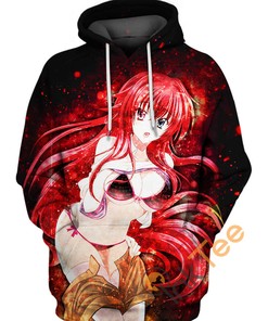 Rias Gremory Bikini Style All Over Print 3D Hoodie - Custom All Over Print Hoodie