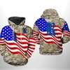 Rice Owls Ncaa Us Flag Camo Veteran All Over Print 3D Hoodie - All Over Print Hoodie Printful