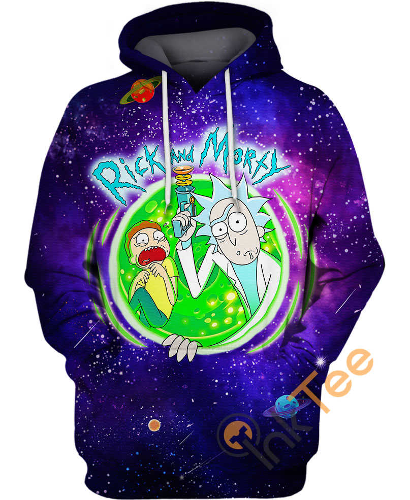 Rick And Morty Adventure Custom All Over Print 3D Hoodie - 3D Print Hoodies
