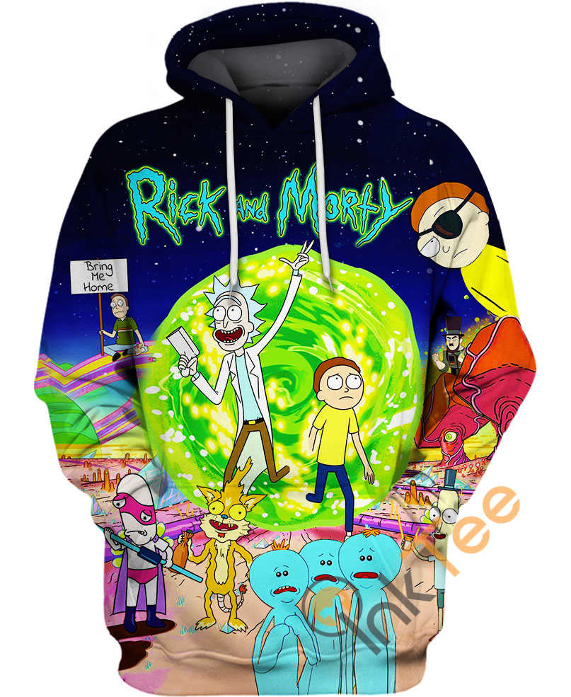 Rick And Morty Series Graphic 3D Hoodie - 3D Hoodies For Men Graphic