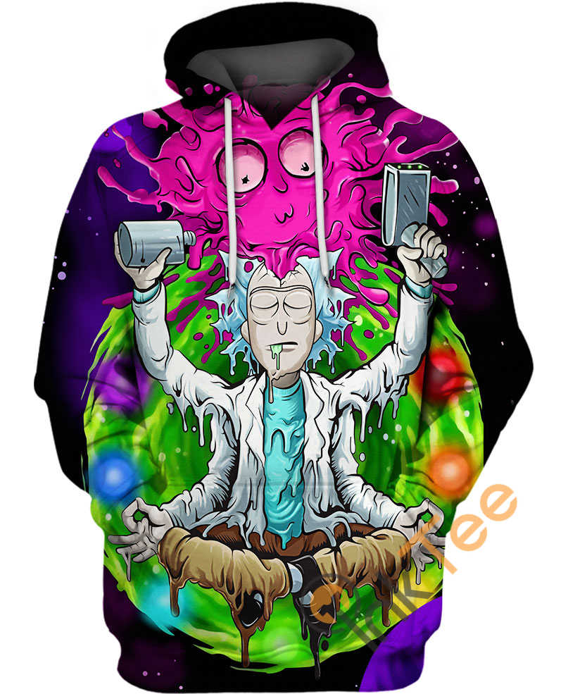 Rick Sanchez Custom All Over Print 3D Hoodie - Custom 3D Hoodies