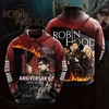 Robin Hood Custom Sport All Over Print 3D Hoodie - 3D Hoodies With Zippers