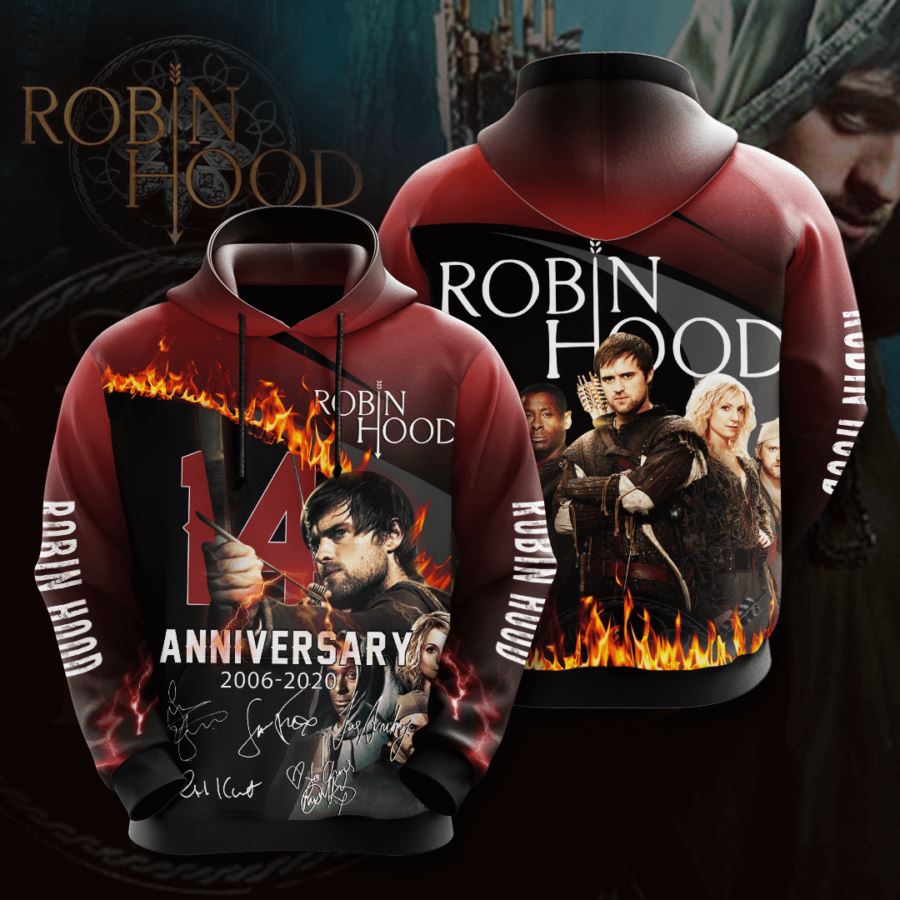 Robin Hood Custom Sport All Over Print 3D Hoodie - 3D Hoodies With Zippers