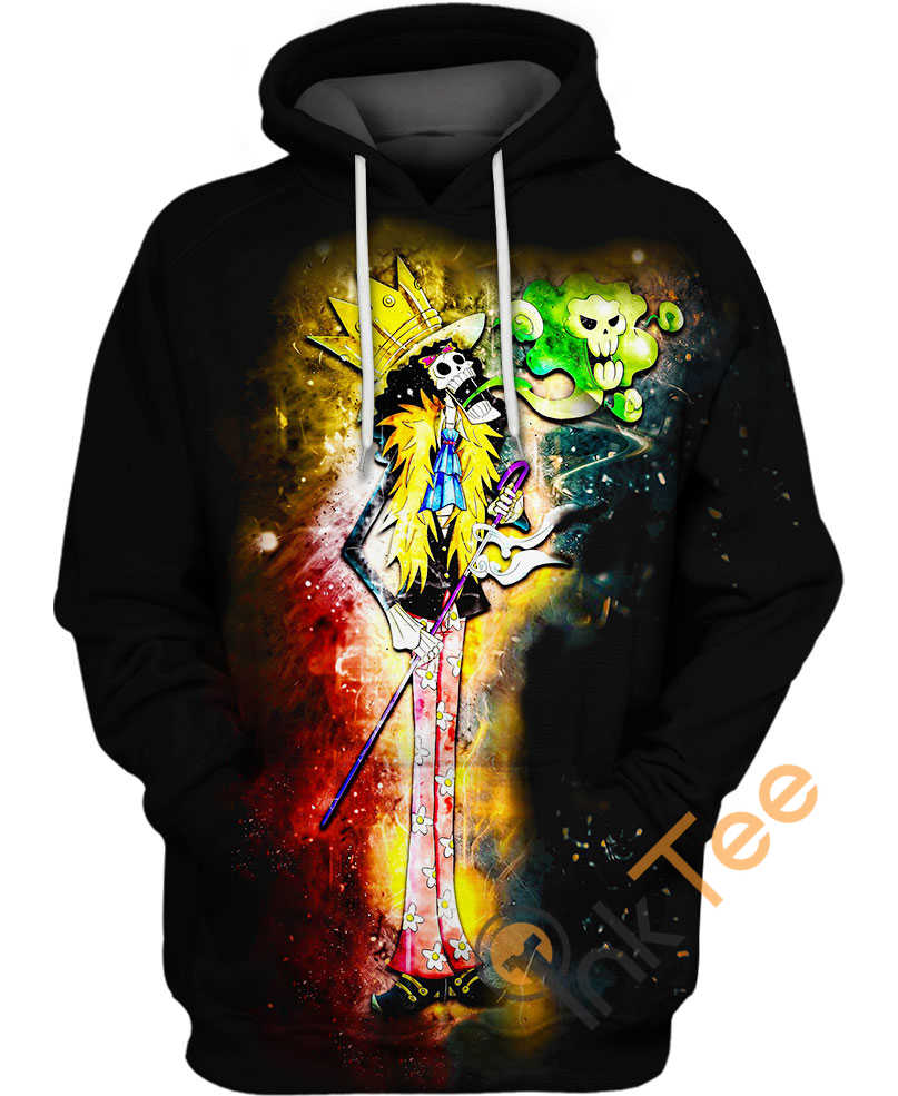 Rock Your Style With Soul King Brook 3D Hoodie For Anime Fans