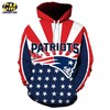Root For American Football With Customized New England Patriots 3D Printed Hoodie!