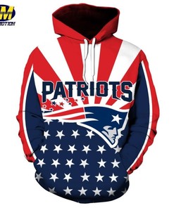 Root For American Football With Customized New England Patriots 3D Printed Hoodie!