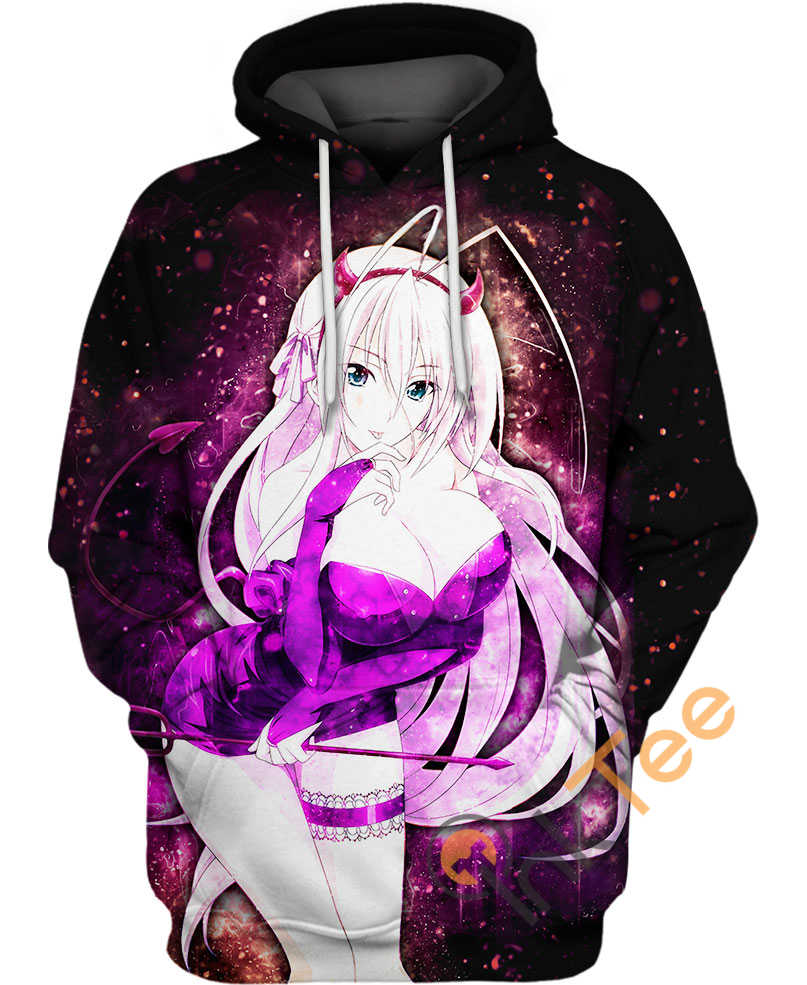 Rossweisse Ahegao All Over Print 3D Hoodie - All Over Print Hoodie Printful