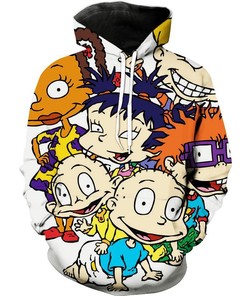 Rugrats Cartoon All Over Print 3D Hoodie - All Over Print Hoodie Printful