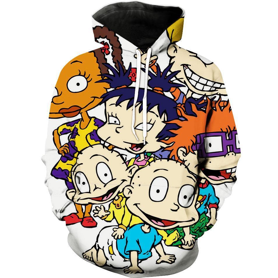 Rugrats Cartoon All Over Print 3D Hoodie - All Over Print Hoodie Printful