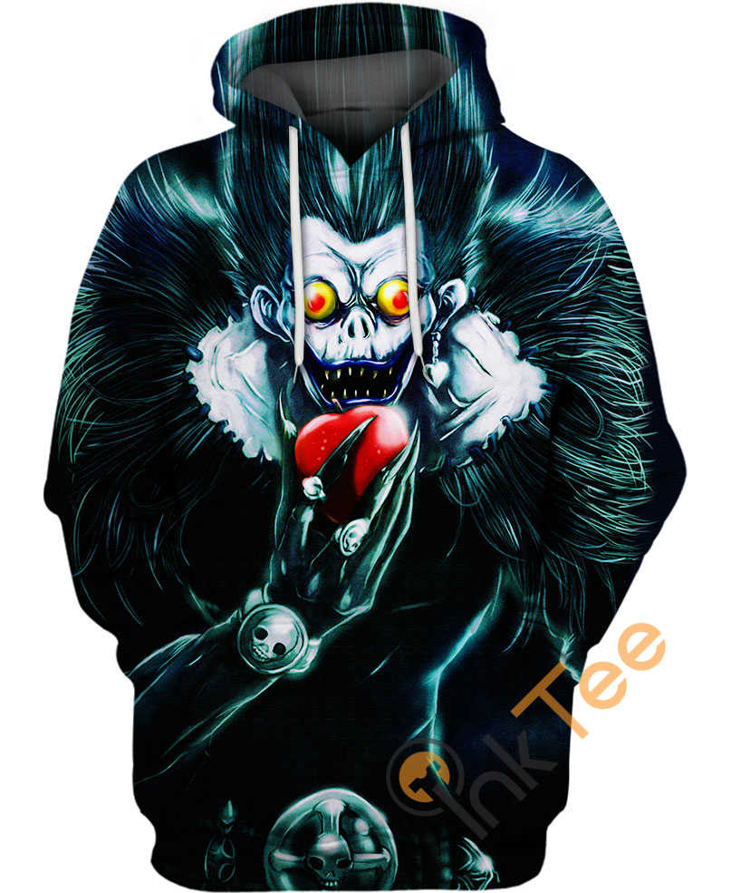 Ryuk Death Note Custom All Over Print 3D Hoodie - Custom All Over Print Hoodie