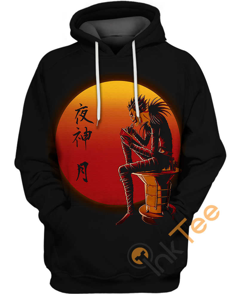 Ryuk On Sunset All Over Print 3D Hoodie - All Over Print Hoodies For Women