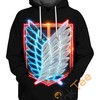 Saber And Patriots Red And Blue Hoodie With 3D Print