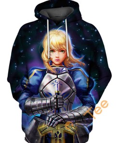 Saber With A Sword Graphic 3D Hoodie - 3D Graphic Hoodies