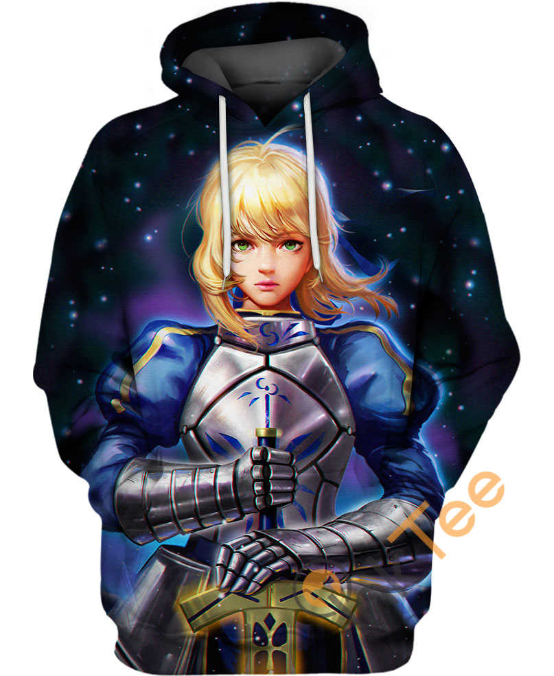 Saber With A Sword Graphic 3D Hoodie - 3D Graphic Hoodies