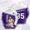 Sacramento Kings Custom Sport Zip-Up Hoodie All Over Print 3D - All Over Print Zip Up Hoodie Men