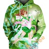Sailor Jupiter'S Thunder Hoodie With 3D Graphic Print