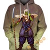Samurai Piccolo 3D Hoodie 