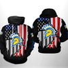 San Jose State Spartans Us Flag All Over Print 3D Hoodie/Zipper Hoodie - Ncaa Fans Gift