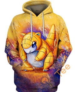 Sandshrew Pokemon Zip Up Hoodie